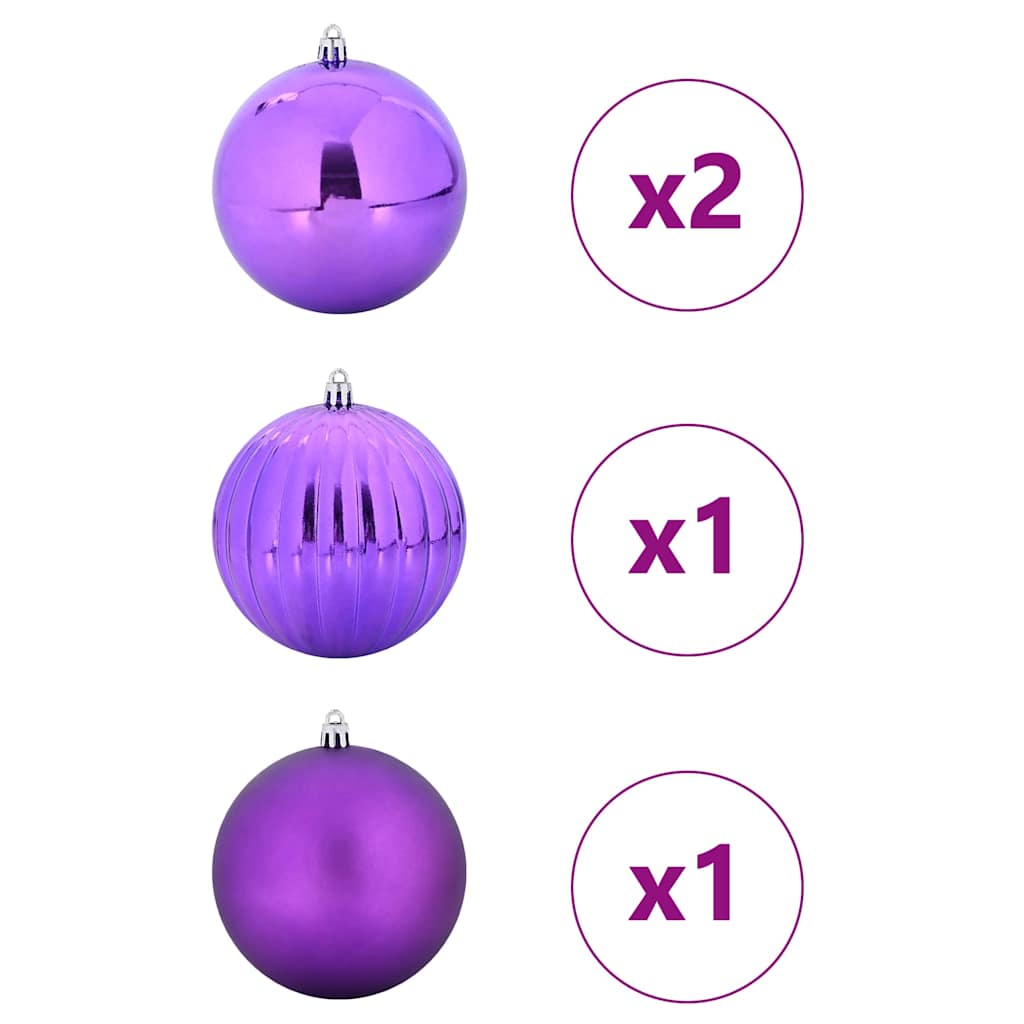 Sada Vánočních Ozdob Xxl 4 Ks Plast