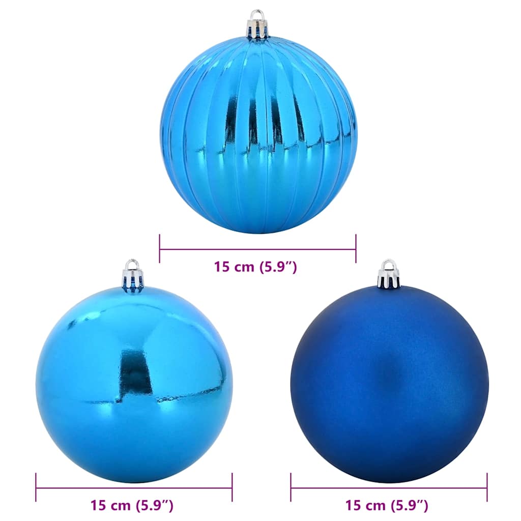 Vánoční Baňková Sada Xl 9 Ks Plast