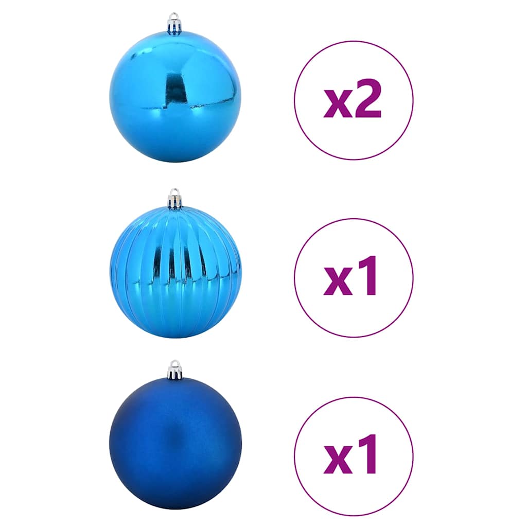 Sada Vánočních Ozdob Xxl 4 Ks Plast