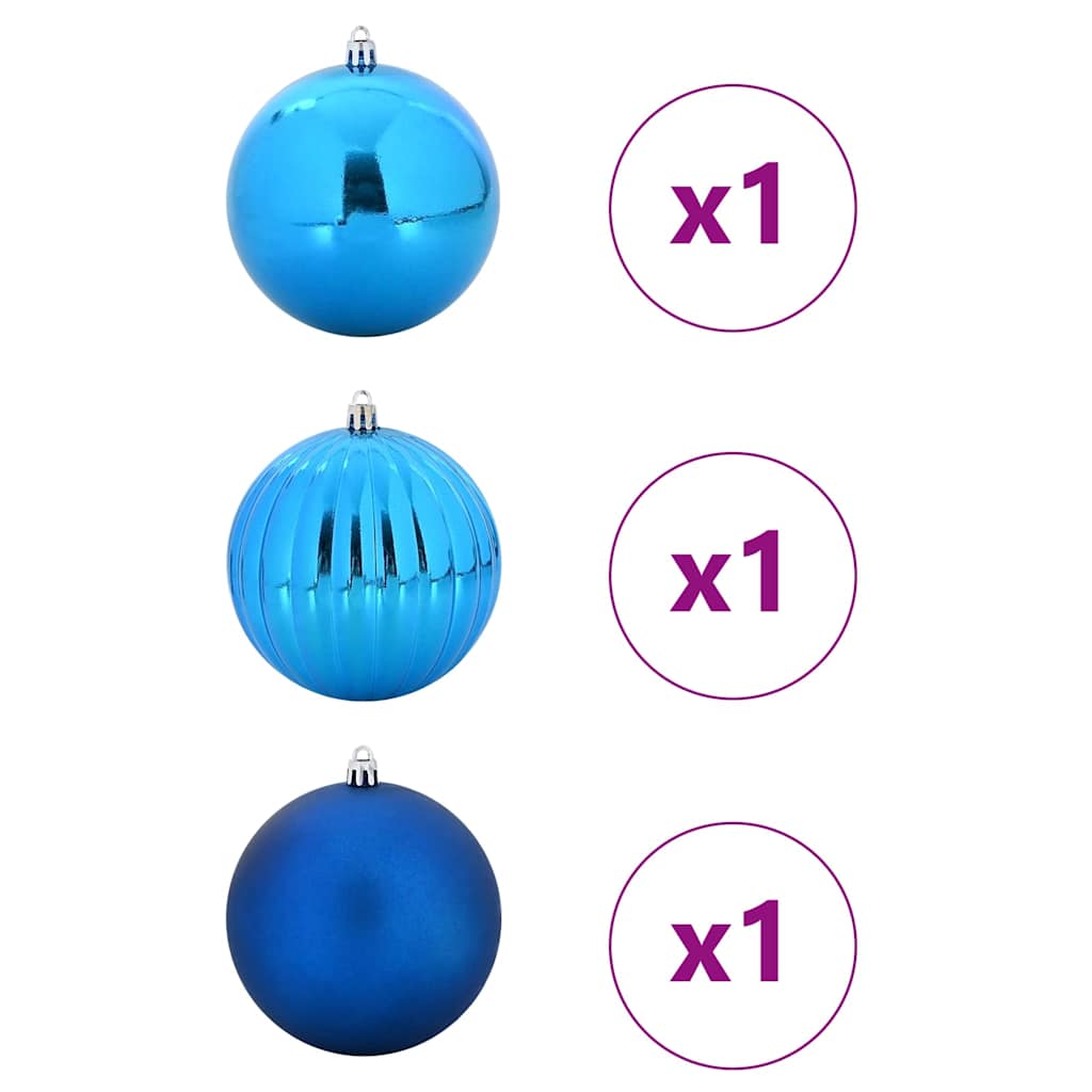 Sada Vánočních Ozdob Xxl 3 Ks Plast