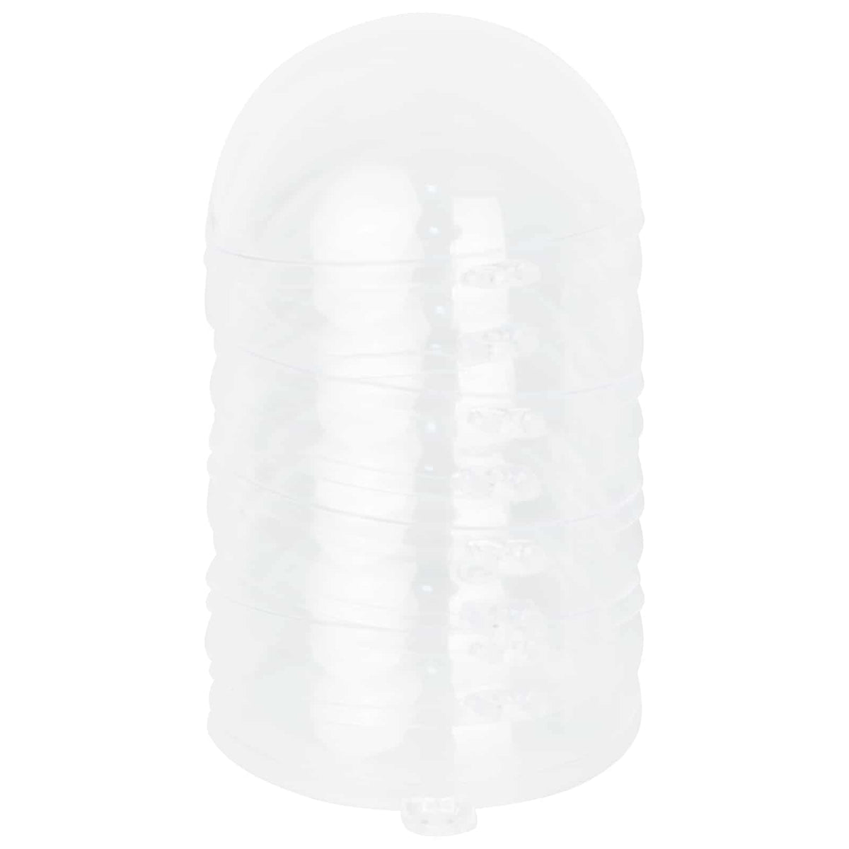Sada Vánočních Ozdob 50 Ks Transparentní Plast