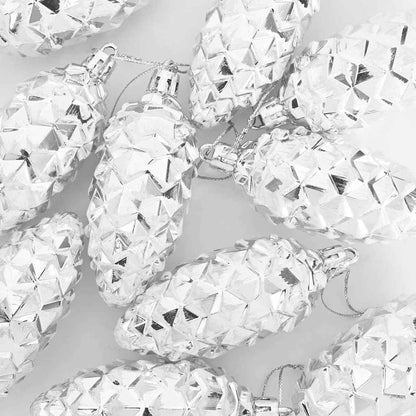 Vánoční Koule Z Borových Šišek 40 Ks 4 X 9 Cm Plast