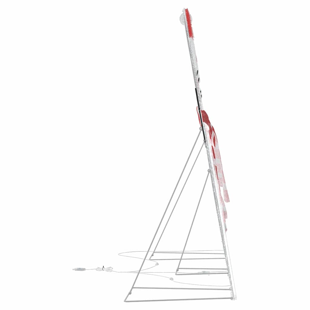 Osvětlená Rodina Sněhuláků 3 Ks Teplá Bílá 56 X 80 Cm Polyester