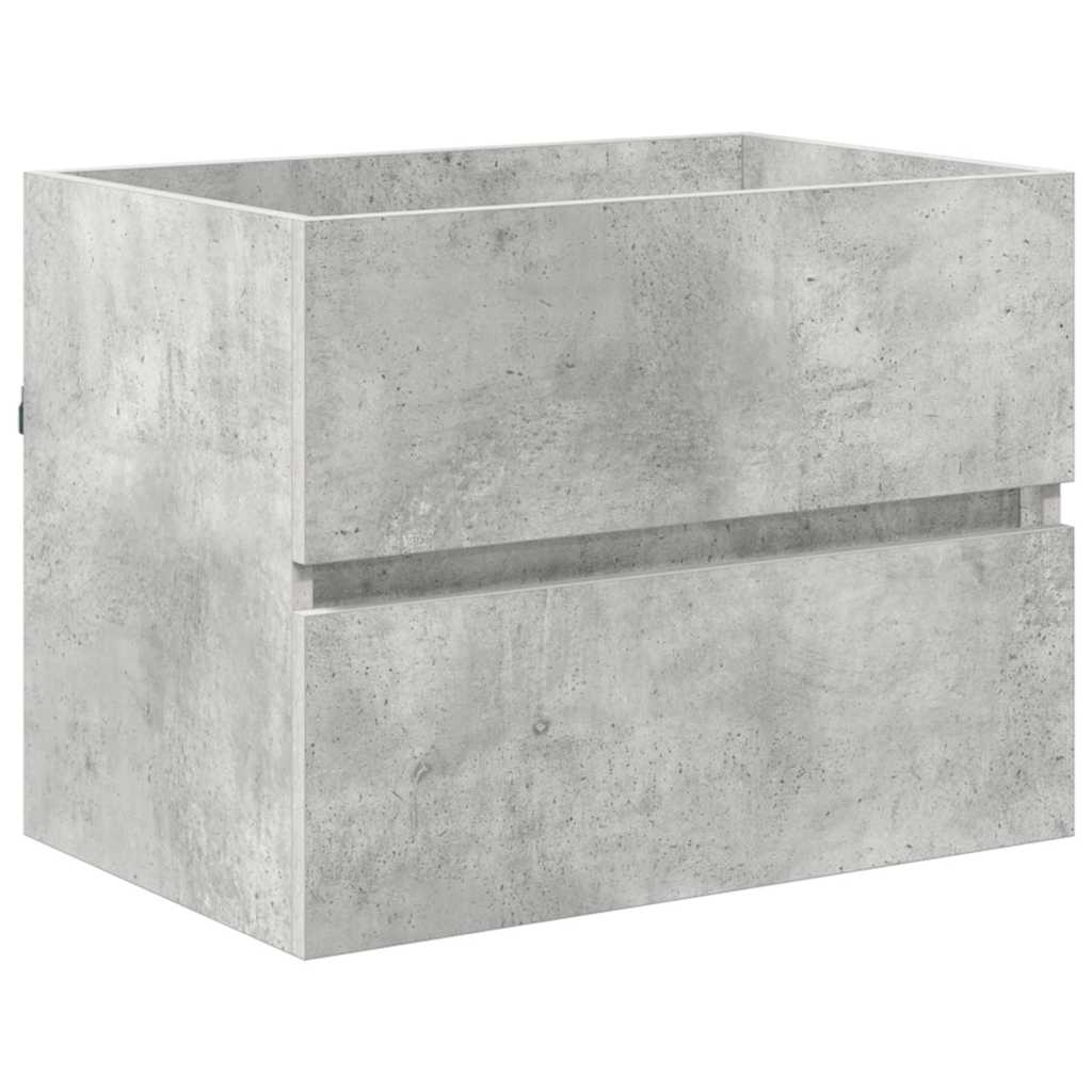 Sada Koupelnového Nábytku Betonově Šedá 60 X 38,3 X 45 Cm