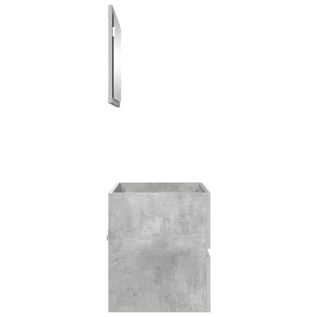 Sada Koupelnového Nábytku Betonově Šedá 60 X 38,3 X 45 Cm