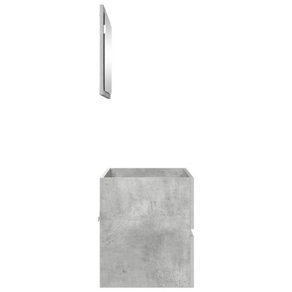 Sada Koupelnového Nábytku Betonově Šedá 60 X 38,3 X 45 Cm