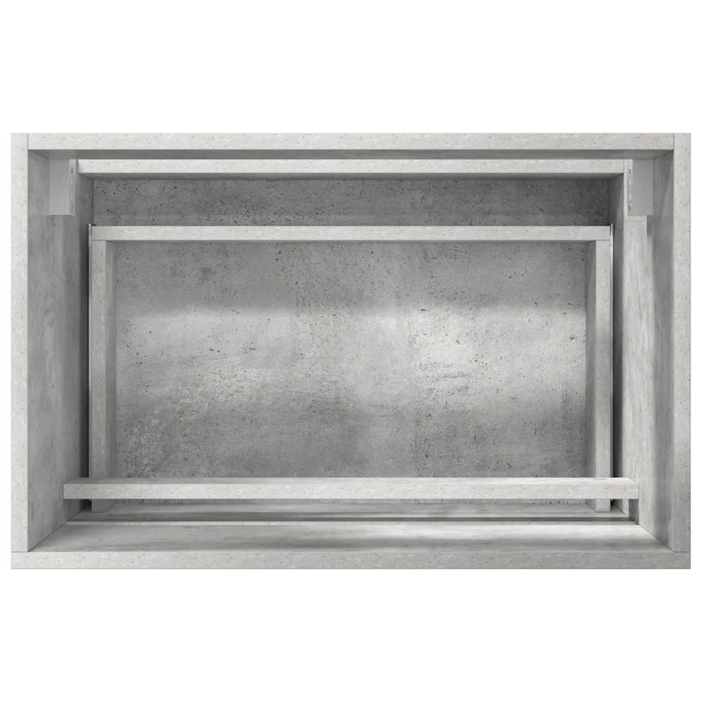 Sada Koupelnového Nábytku Betonově Šedá 60 X 38,3 X 45 Cm