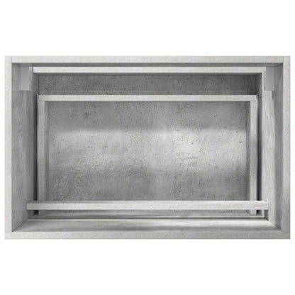 Sada Koupelnového Nábytku Betonově Šedá 60 X 38,3 X 45 Cm