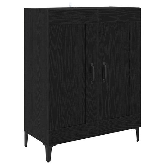 Servírovací Skříň Černý Dub 69,5 X 34 X 90 Cm Kompozitní Dřevo