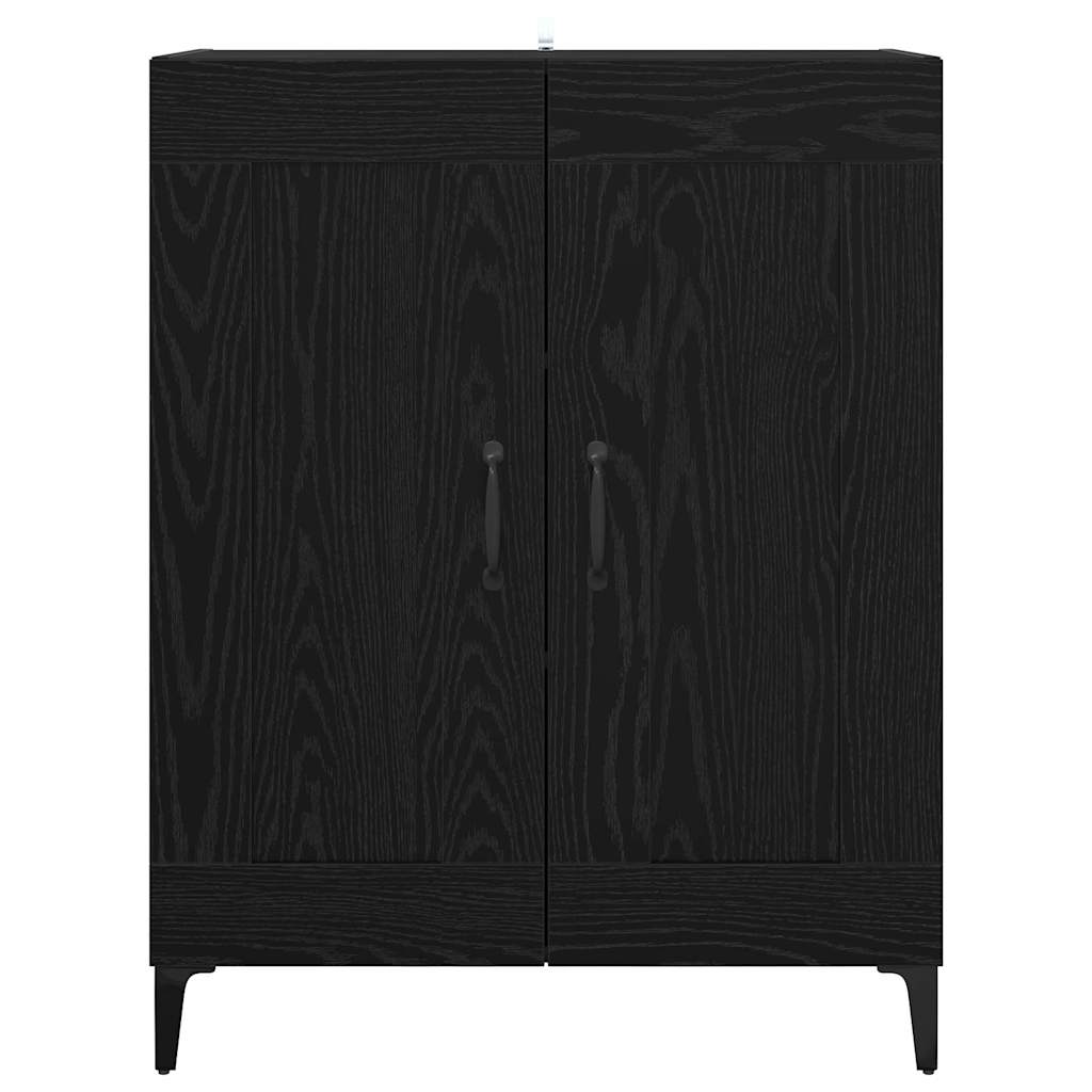 Servírovací Skříň Černý Dub 69,5 X 34 X 90 Cm Kompozitní Dřevo