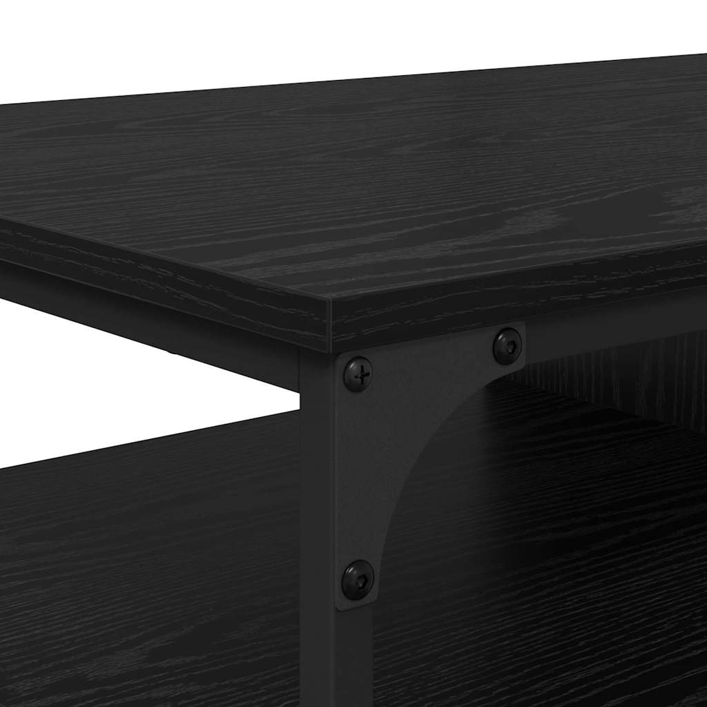 Konferenční Stolek Černý Dub 100 X 50 X 45 Cm Kompozitní Dřevo