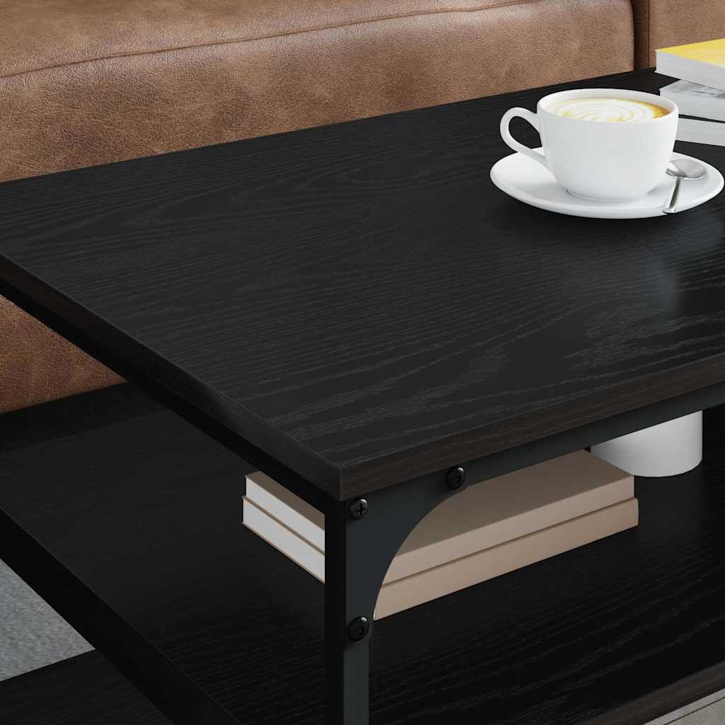 Konferenční Stolek Černý Dub 100 X 50 X 45 Cm Kompozitní Dřevo