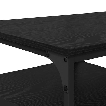 Konferenční Stolek Černý Dub 90 X 49 X 40 Cm Kompozitní Dřevo