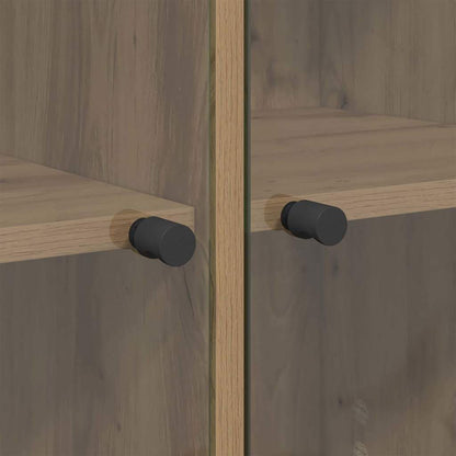 Boční Skříňka Artisanový Dub 68 X 37 X 75,5 Cm Kompozitní Dřevo