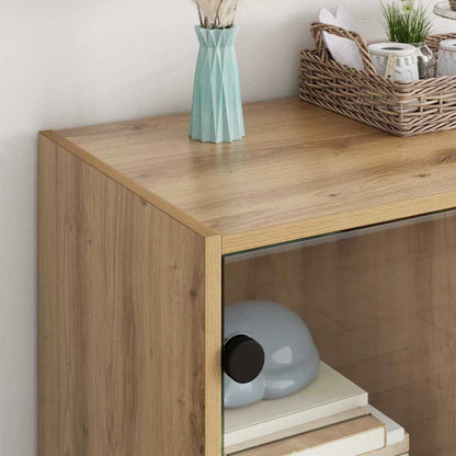Boční Skříňka Artisanový Dub 68 X 37 X 75,5 Cm Kompozitní Dřevo