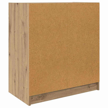 Boční Skříňka Artisanový Dub 68 X 37 X 75,5 Cm Kompozitní Dřevo
