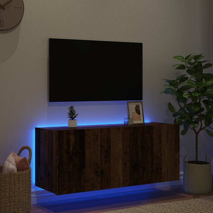 Tv Wall Cabinet Staré Dřevo Kompozitní Dřevo