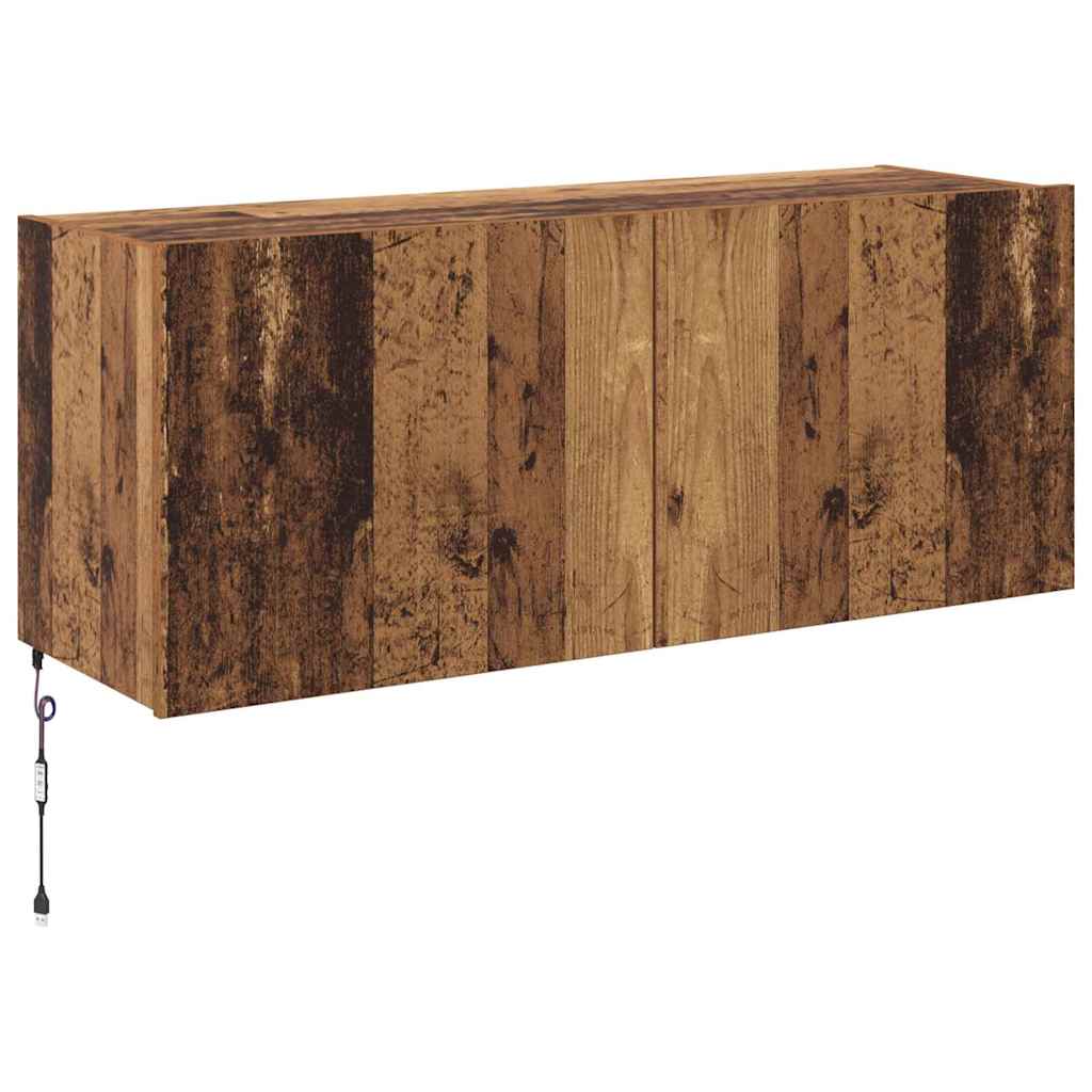 Tv Wall Cabinet Staré Dřevo Kompozitní Dřevo