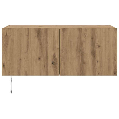 Tv Wall Cabinet Artisanový Dub Kompozitní Dřevo