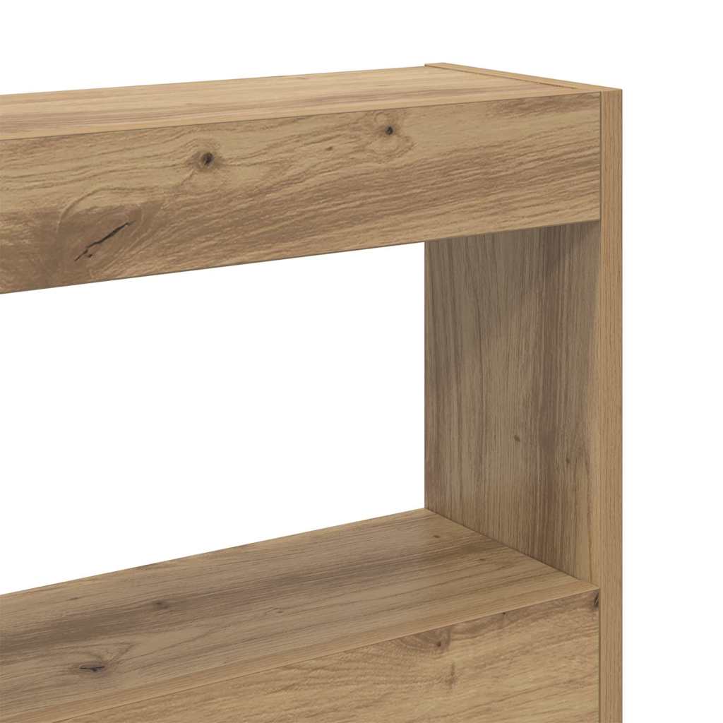 Čelo Postele Artisanový Dub Kompozitní Dřevo
