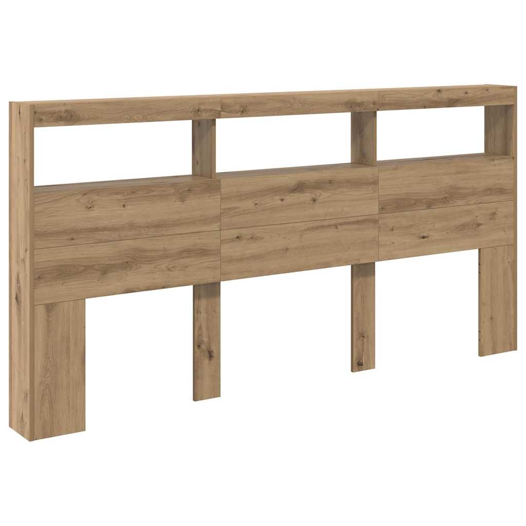 Čelo Postele Artisanový Dub Kompozitní Dřevo