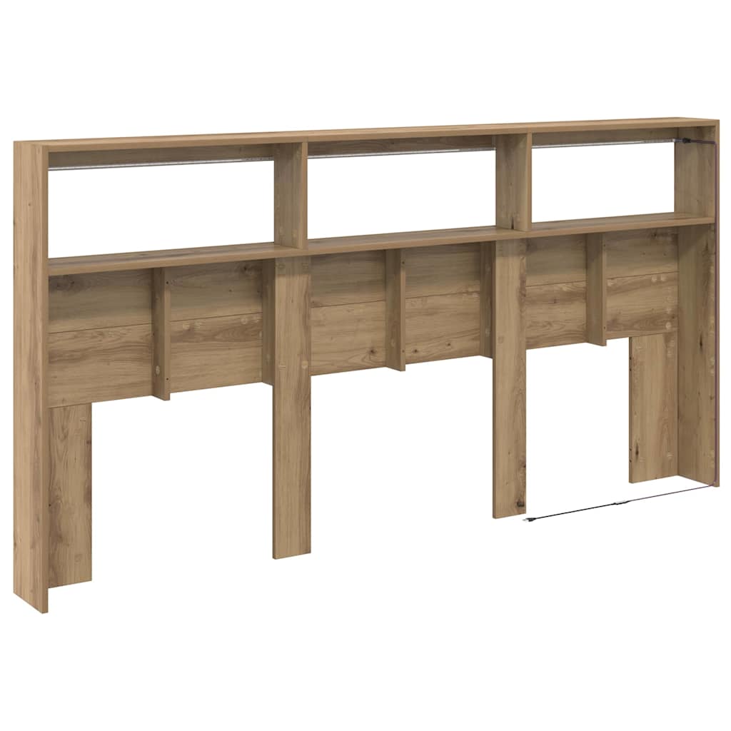 Čelo Postele Artisanový Dub Kompozitní Dřevo