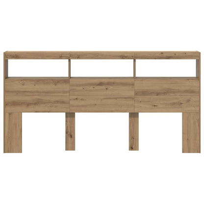 Čelo Postele Artisanový Dub Kompozitní Dřevo
