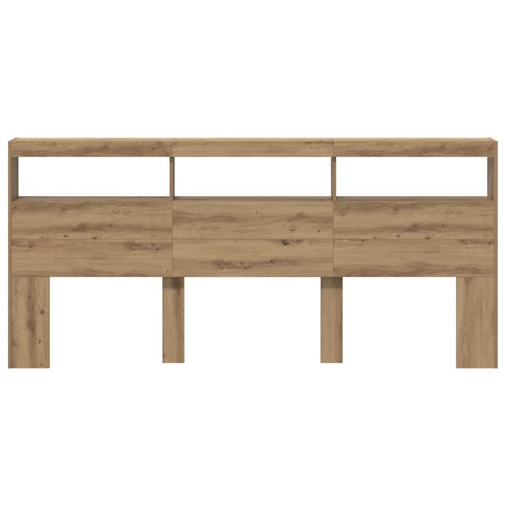 Čelo Postele Artisanový Dub Kompozitní Dřevo