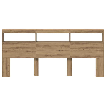 Čelo Postele Artisanový Dub Kompozitní Dřevo