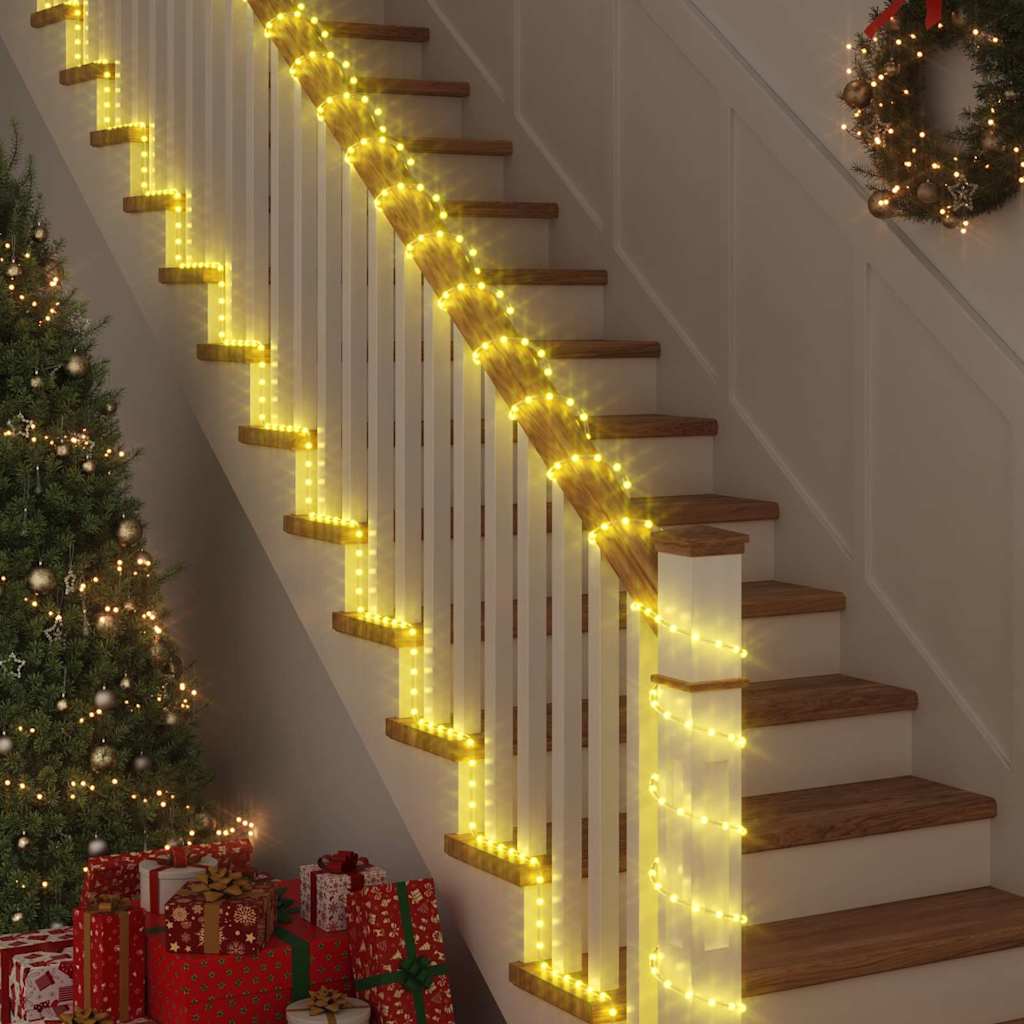 Světelný Provaz S 2400 Led Diodami Teplá Bílá 100 M Pvc