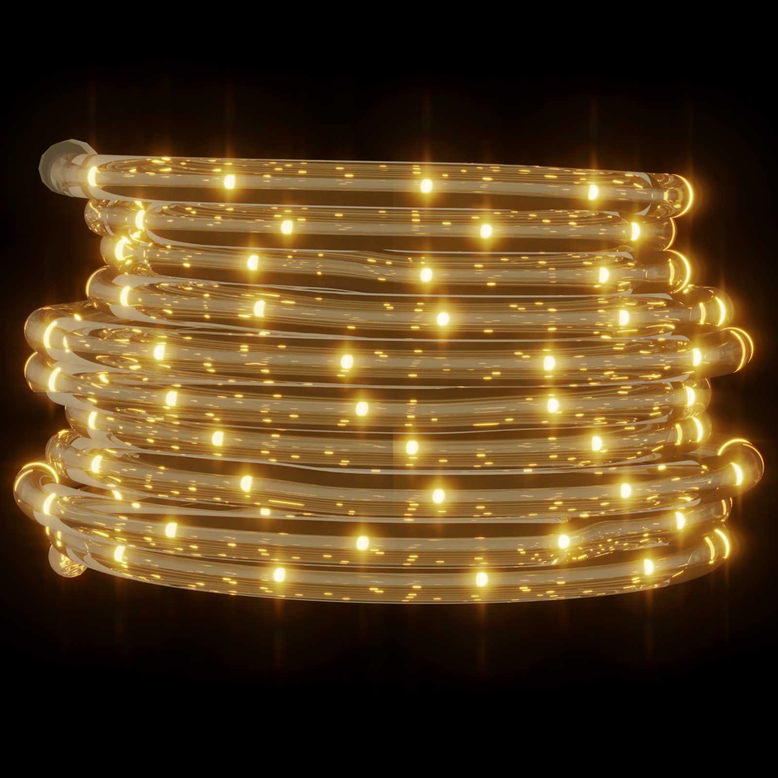 Světelný Provaz S 2400 Led Diodami Teplá Bílá 100 M Pvc