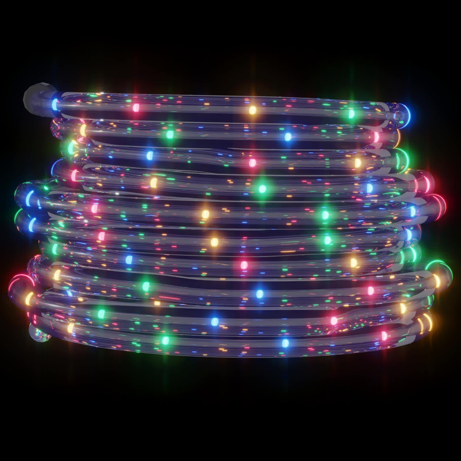 Světelný Provaz S 2400 Led Diodami Vícebarevný 100 M Pvc