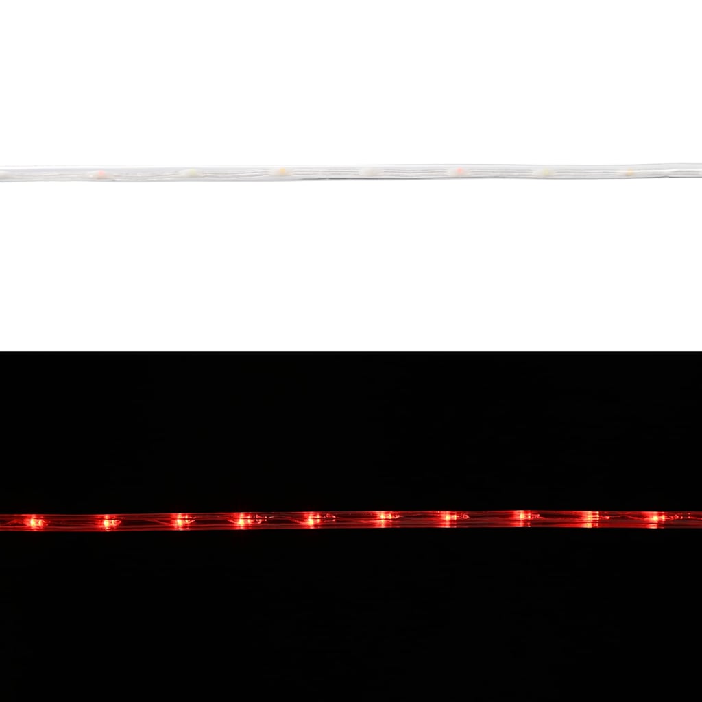 Světelný Provaz S 1200 Led Diodami Červená 50 M Pvc