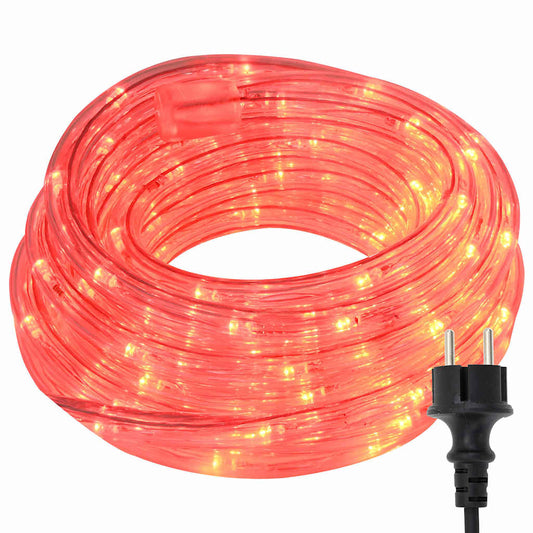 Světelný Provaz S 2400 Led Diodami Červená 100 M Pvc