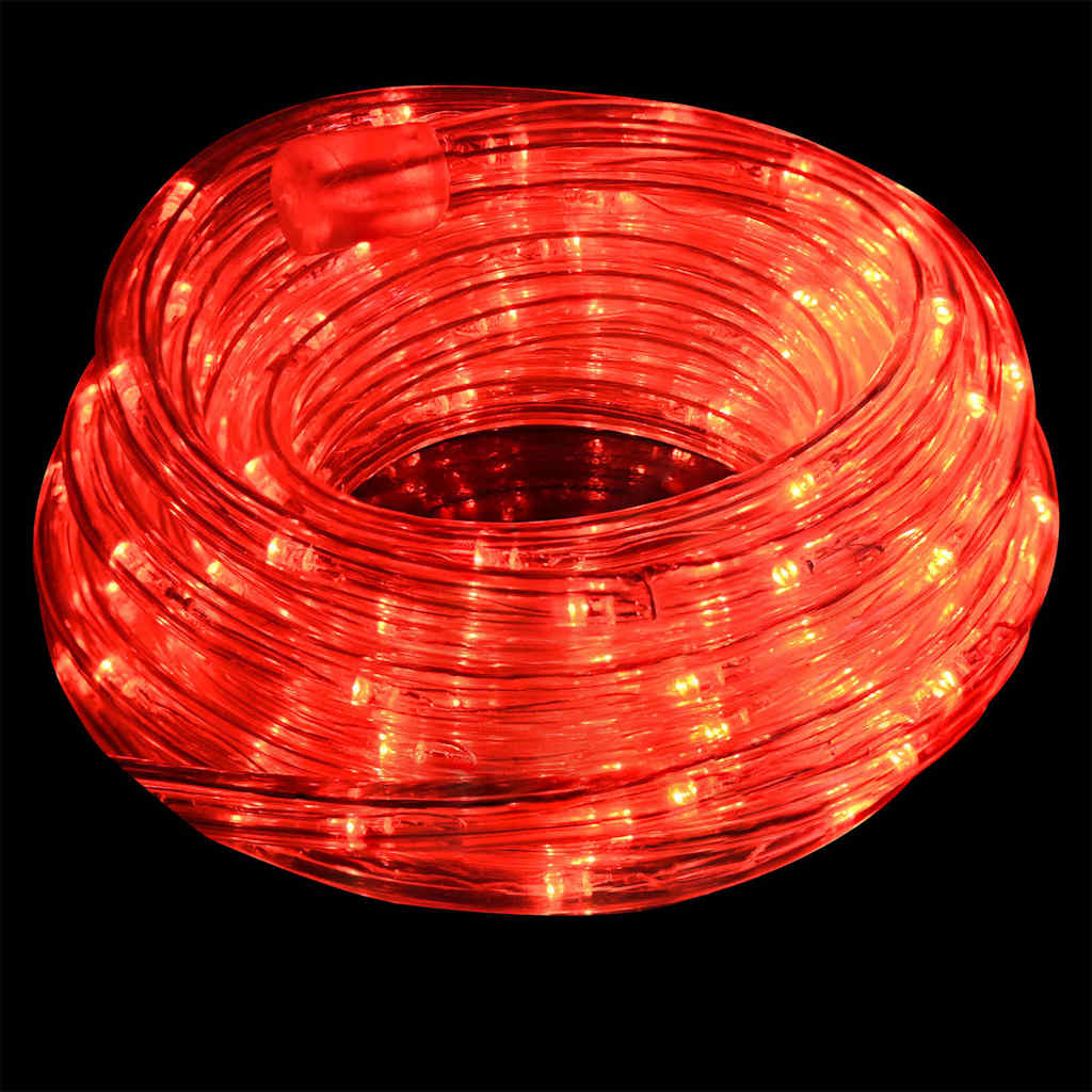 Světelný Provaz S 2400 Led Diodami Červená 100 M Pvc