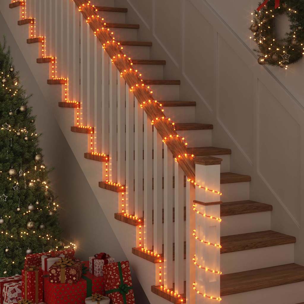 Světelný Provaz S 2400 Led Diodami Teplá Bílá 100 M Pvc