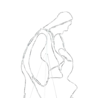 Osvícená Jasličková Scéna Vícebarevný 112 X 71,5 Cm Pvc