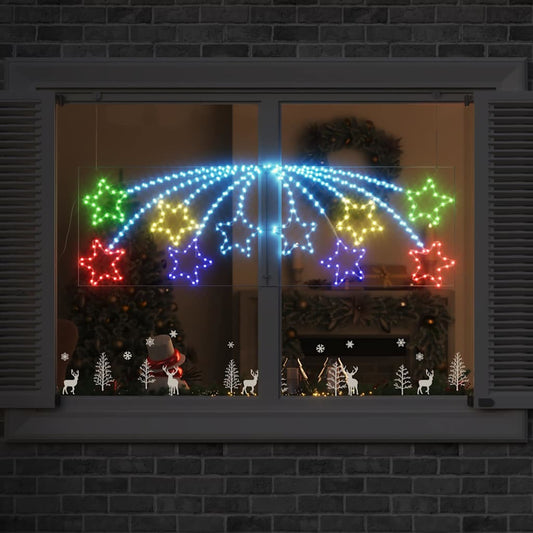 Vánoční Hvězda S 432 Led Diodami Vícebarevný 182 X 58 Cm Pvc