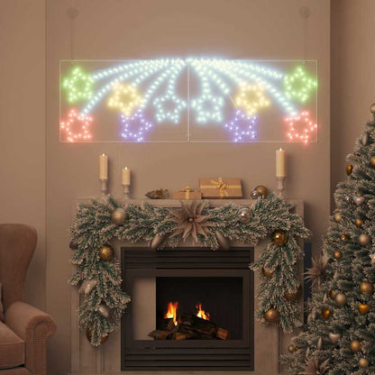 Vánoční Hvězda S 432 Led Diodami Vícebarevný 182 X 58 Cm Pvc