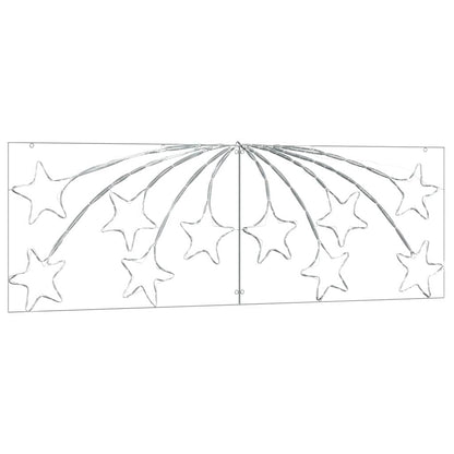 Vánoční Hvězda S 432 Led Diodami Vícebarevný 182 X 58 Cm Pvc