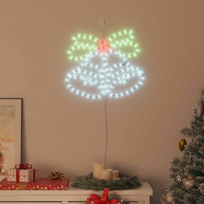Vánoční Zvon S 144 Led Diodami Vícebarevný 57 X 47,5 Cm Pvc