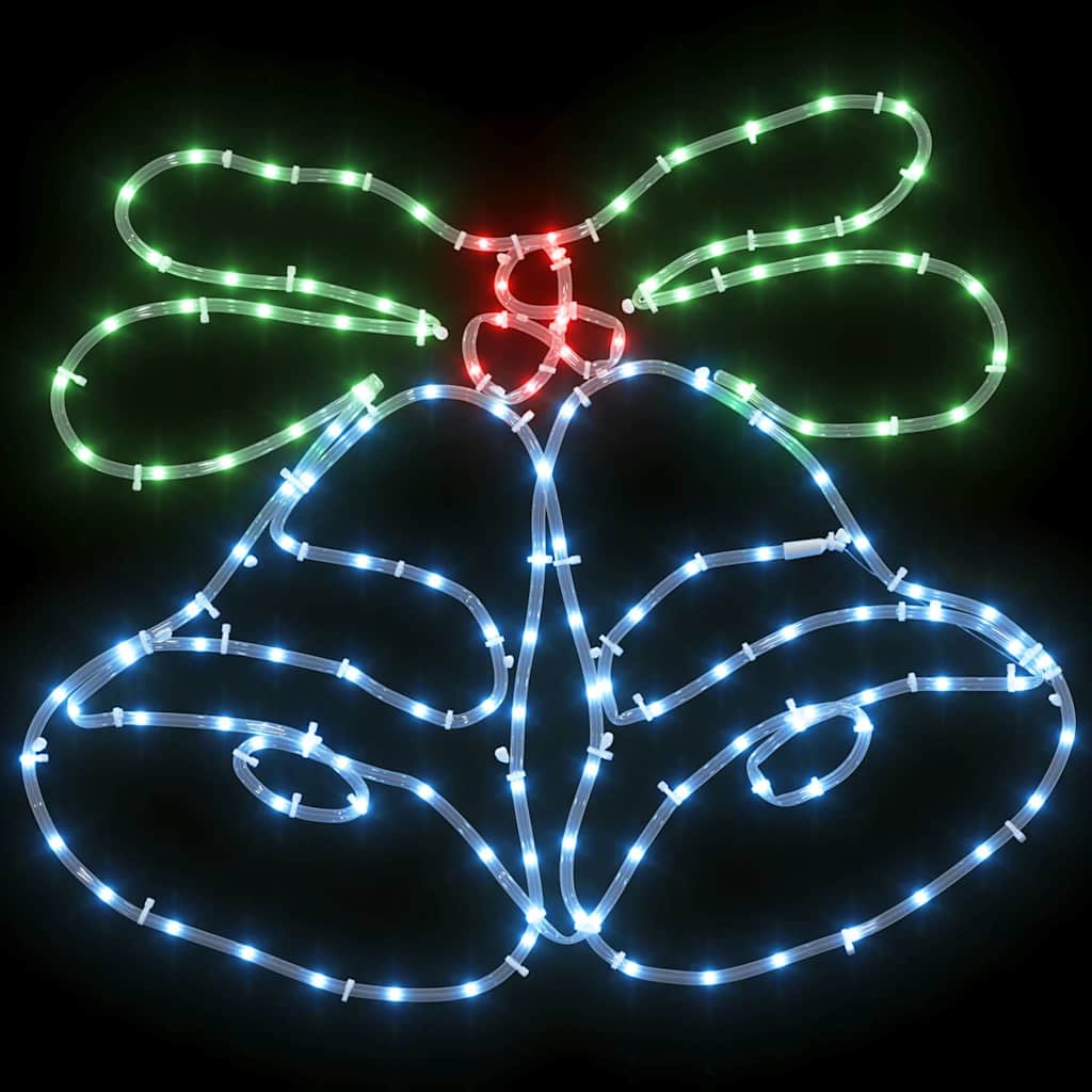 Vánoční Zvon S 144 Led Diodami Vícebarevný 57 X 47,5 Cm Pvc