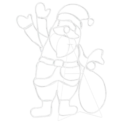 Světlo Santa Claus Vícebarevný 58.5 X 60 X 1.3 Cm Železo