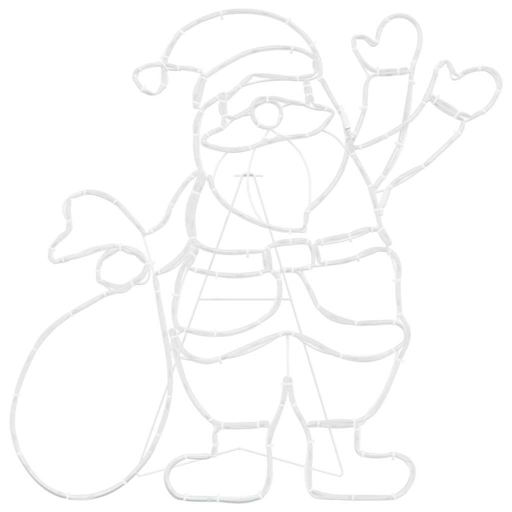 Světlo Santa Claus Vícebarevný 58.5 X 60 X 1.3 Cm Železo
