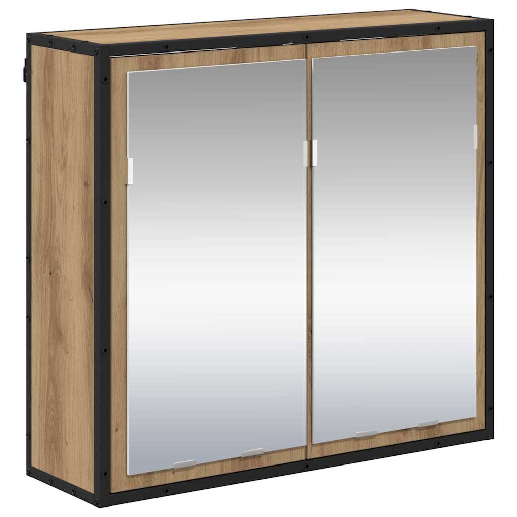 Sada Koupelnového Nábytku 3 Ks Artisanový Dub 65 X 33 X 60 Cm