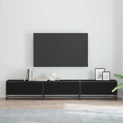 Tv Jednotky 240 X 35 X 41 Cm Černý Dub Kompozitní Dřevo