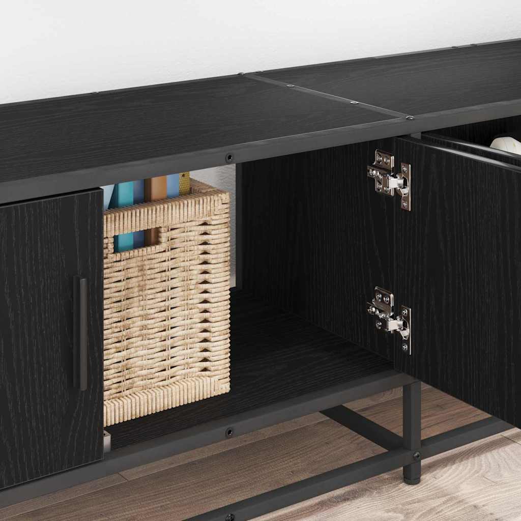 Tv Jednotky 240 X 35 X 41 Cm Černý Dub Kompozitní Dřevo