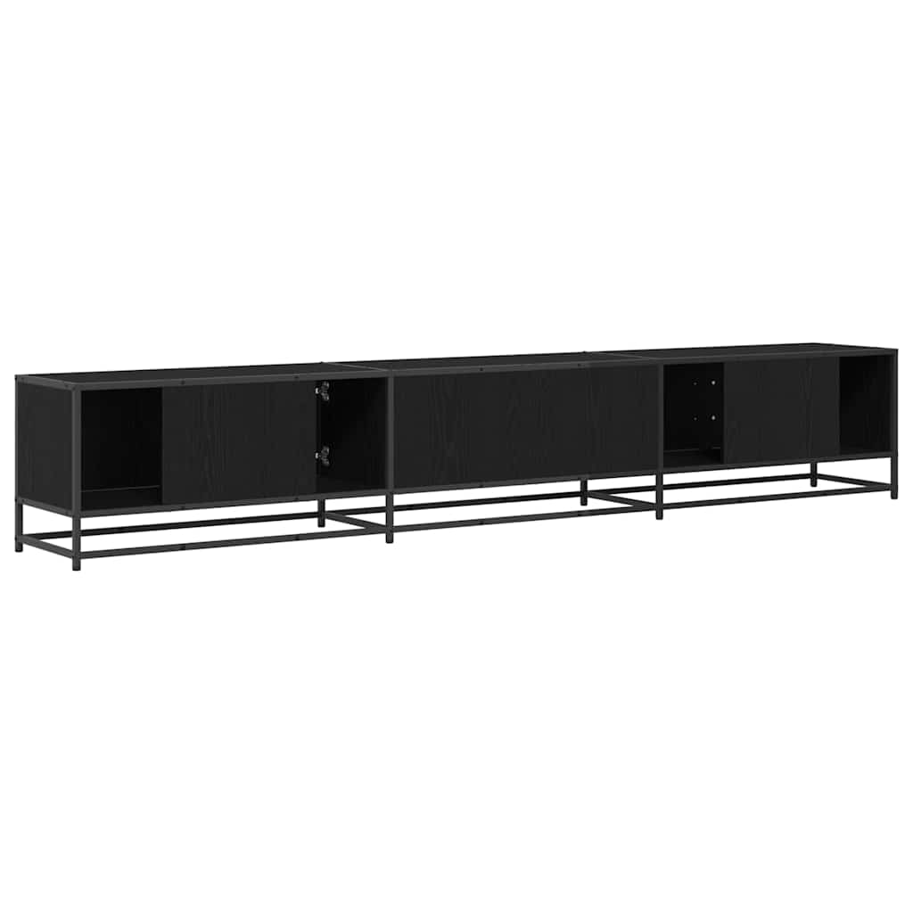 Tv Jednotky 240 X 35 X 41 Cm Černý Dub Kompozitní Dřevo
