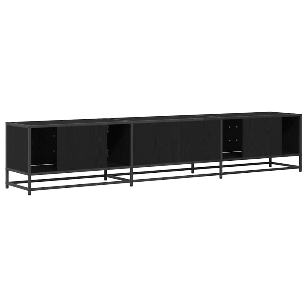 Tv Jednotky 210 X 35 X 41 Cm Černý Dub Kompozitní Dřevo