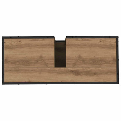 Sada Koupelnového Nábytku 2 Ks Artisanový Dub 80 X 33 X 60 Cm